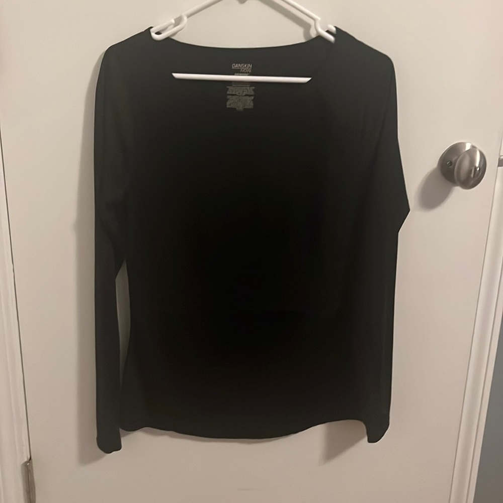 Black Danskin long sleeve shirt